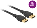 Delock Kabel DisplayPort, 8K/60Hz ohne Einrastfunktion, 1m