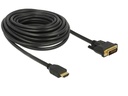 Delock Kabel HDMI - DVI, 10m, bidirektional