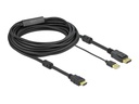 Delock Kabel HDMI – Displayport, 4K/30Hz, 7m