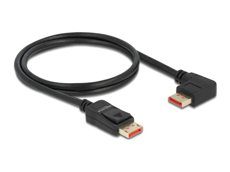 Delock Kabel Links gewinkelt DisplayPort - DisplayPort, 1 m