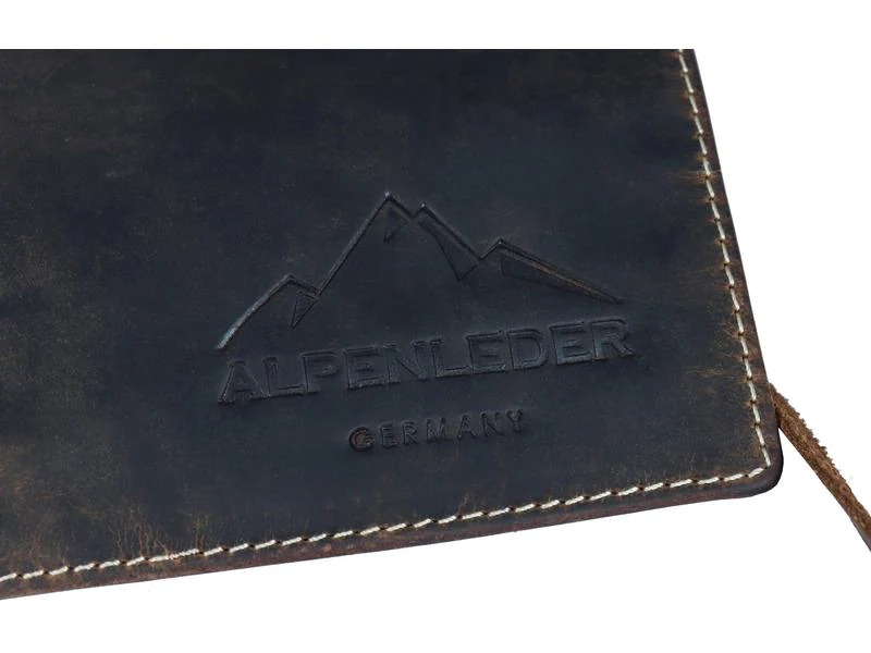 Alpenleder Etui Gfrett Dunkelbraun