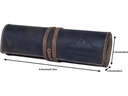 Alpenleder Etui Gfrett Dunkelbraun