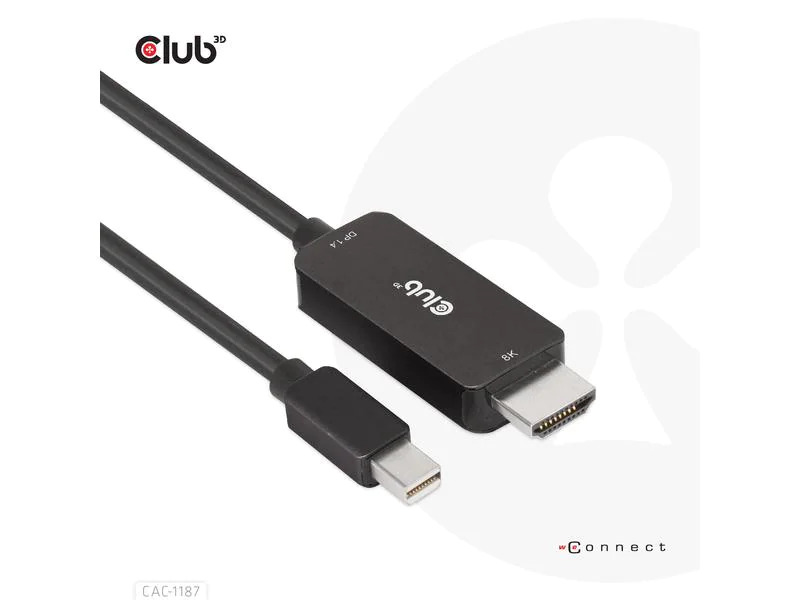 Club 3D Kabel CAC-1187 Mini-DisplayPort - HDMI, 1.8 m