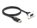 Delock Easy 45 DisplayPort 8K 30 Hz Modul mit Kabelpeitsche