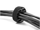 Delock Kabel-Organizer mit Klettkabelbinder Schwarz