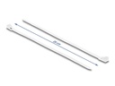Delock Kabelbinder Weiss 200 mm x 4.8 mm, 100 Stück