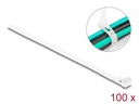 Delock Kabelbinder Weiss 200 mm x 7.2 mm, 100 Stück