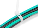 Delock Kabelbinder Weiss 200 mm x 7.2 mm, 100 Stück