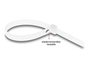 Delock Kabelbinder Weiss 200 mm x 7.2 mm, 100 Stück
