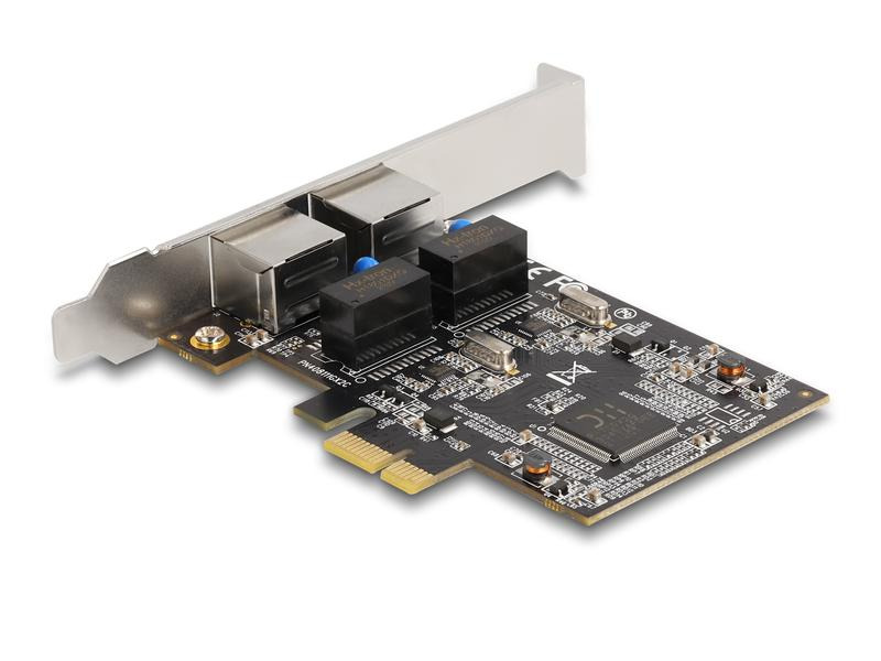 Delock Netzwerkkarte 2xRJ45 Gigabit PCI-Express x1