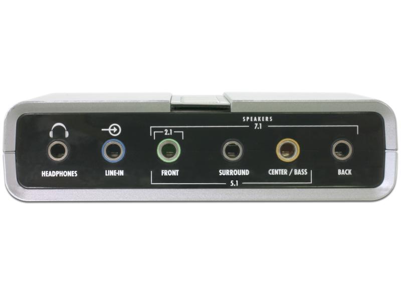 Delock Soundkarte USB Sound Box 7.1 extern