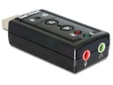 Delock Soundkarte USB2.0, Virtual 7.1, 24Bit/96Khz 3,5mm In/Out
