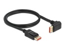Delock Kabel Oben gewinkelt DisplayPort - DisplayPort, 1 m