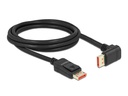 Delock Kabel Unten gewinkelt DisplayPort - DisplayPort, 2 m