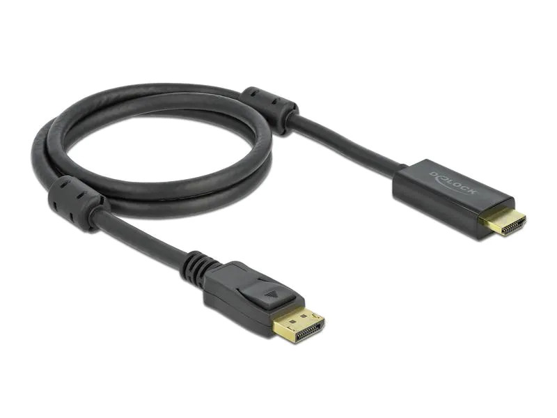 Delock Kabel aktiv DisplayPort - HDMI, 1 m