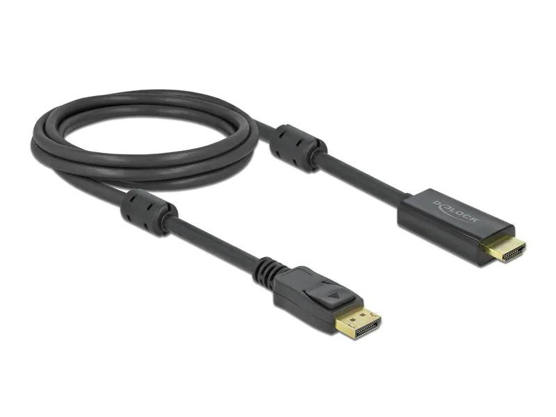 Delock Kabel aktiv DisplayPort - HDMI, 2 m
