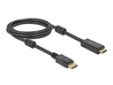Delock Kabel aktiv DisplayPort - HDMI, 2 m