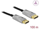 Delock Optisches Kabel DisplayPort - DisplayPort, 100 m, 8K 60 Hz