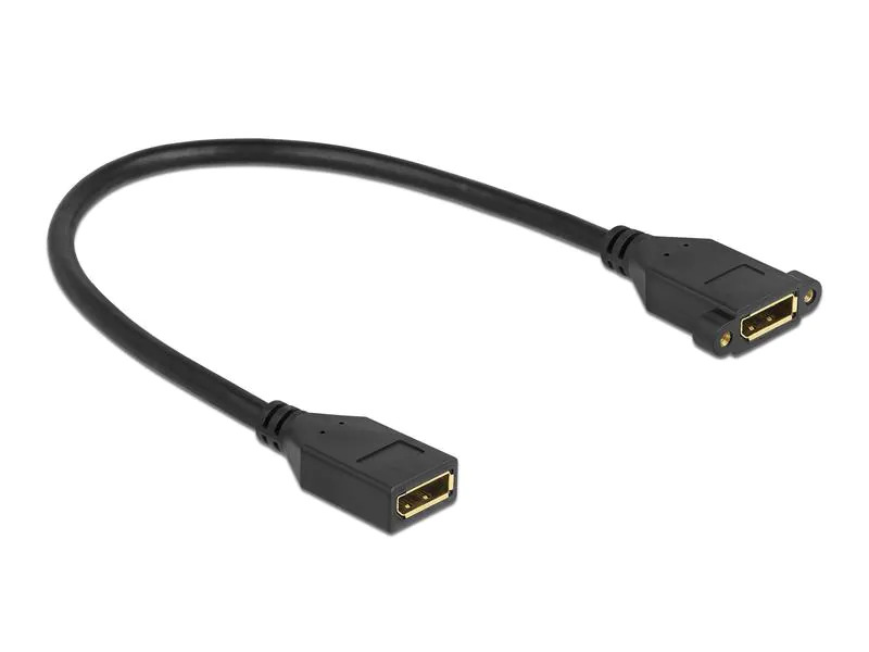 Delock Verlängerungskabel DisplayPort - DisplayPort, 0.3 m