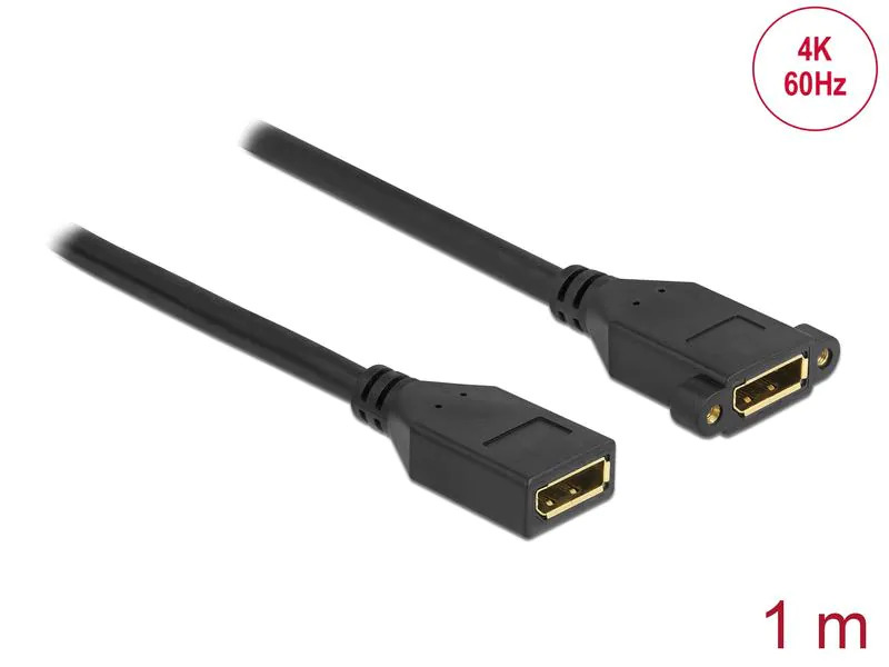 Delock Verlängerungskabel DisplayPort - DisplayPort, 1 m