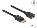 Delock Verlängerungskabel DisplayPort - DisplayPort, 2 m