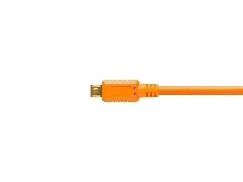 Tether Tools Kabel TetherPro USB 2.0 zu Micro-B 5-Pin, 4.6 m Orange