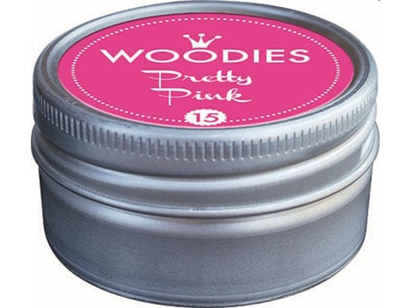 Woodies Stempelkissen Pretty Pink, 1 Stück