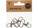 lalana Anhänger mit Karabiner 42 x 30 mm, 3 Stück