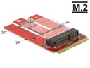 Delock Mini-PCI-Express-Karte Mini-PCIe - M.2 Key-E USB2.0