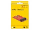 Delock Mini-PCI-Express-Karte Mini-PCIe - M.2 Key-E USB2.0