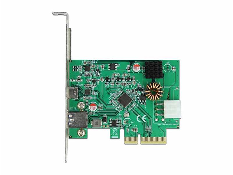 Delock PCI-Express-Karte 89001 2x USB 3.2, 10Gbs, LP
