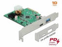 Delock PCI-Express-Karte 89001 2x USB 3.2, 10Gbs, LP