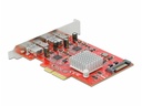Delock PCI-Express-Karte 89041 USB 3.1 Gen2 - 2x USB-A + 2x USB-C