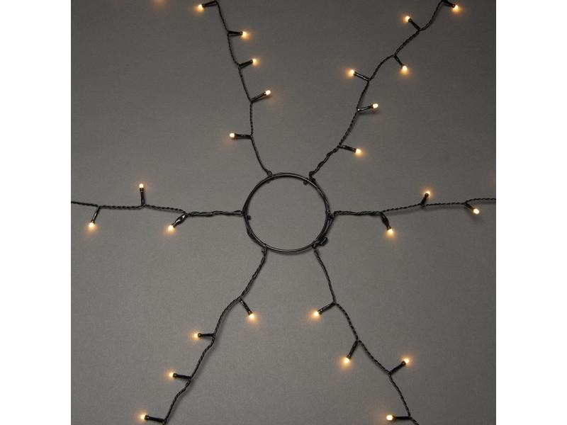 Konstsmide LED-Lichterkette Baummantel mit Ring 6 Stränge, 270 Lampen