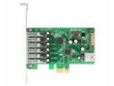 Delock PCI-Express-Karte 89377 USB 3.0 - 6x extern + 1x intern