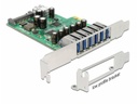 Delock PCI-Express-Karte 89377 USB 3.0 - 6x extern + 1x intern