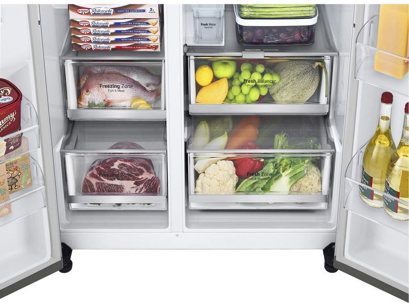 LG Foodcenter GSXV91PZAE, Silber