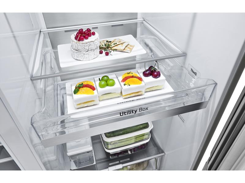 LG Foodcenter GSXV91PZAE, Silber