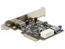 Delock PCI-Express-Karte 89399 USB 3.1 Gen2 - 1x extern + 1x intern