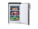 Domo Gefrierschrank DO91132F, Schwarz Rechts, Wechselbar