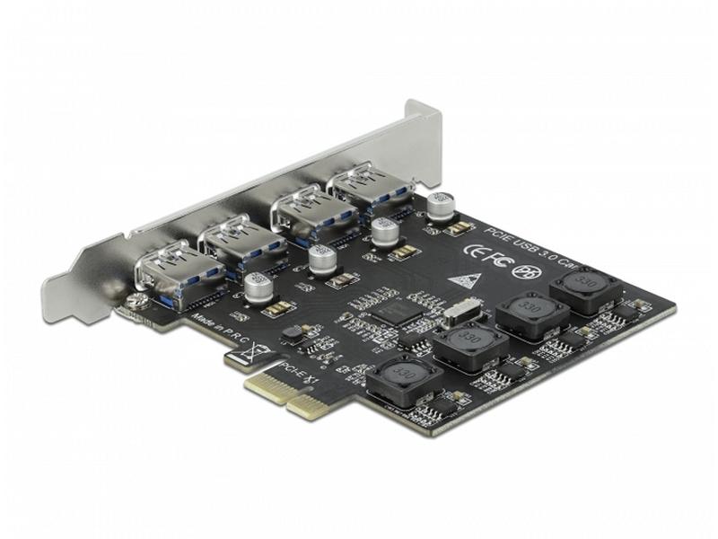 Delock PCI-Express-Karte 90509 USB 3.0 - 4x USB-A
