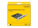Delock PCI-Express-Karte 90509 USB 3.0 - 4x USB-A