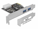 Delock PCI-Express-Karte USB 3.0 Typ-A + LowProfile