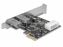 Delock PCI-Express-Karte USB 3.0 Typ-A + LowProfile