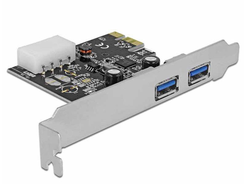 Delock PCI-Express-Karte USB 3.0 Typ-A + LowProfile