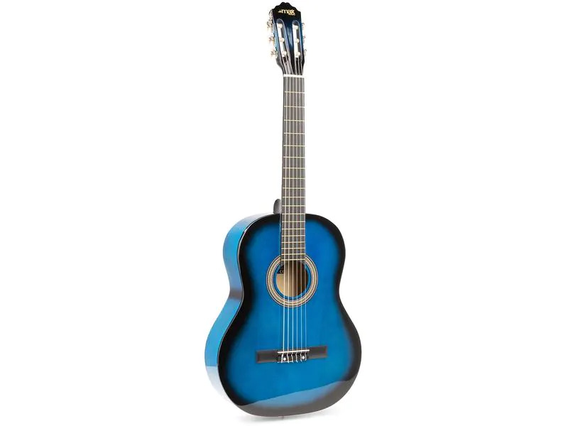 MAX Konzertgitarre SoloArt Set Blau