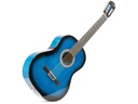MAX Konzertgitarre SoloArt Set Blau