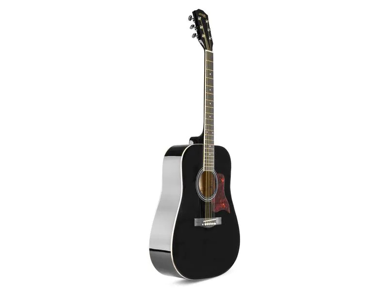 MAX Westerngitarre SoloJam Kit Schwarz