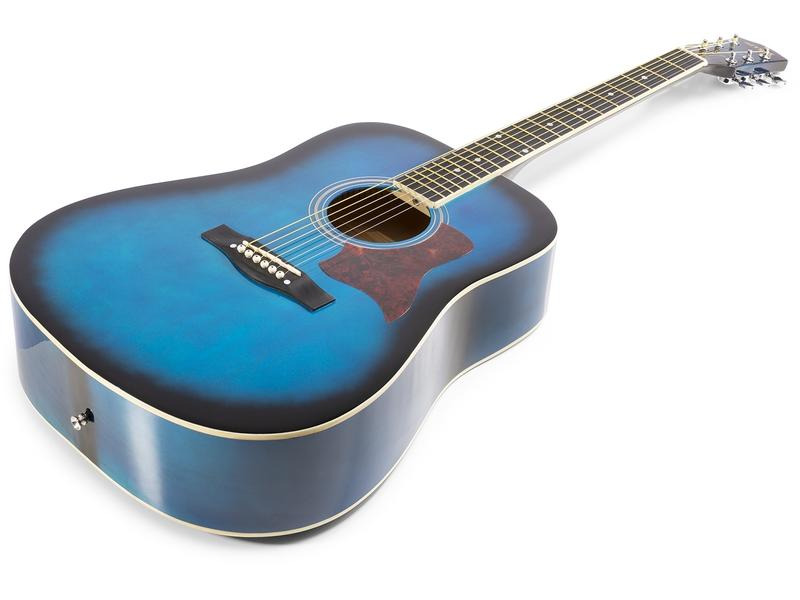 MAX Westerngitarre SoloJam Set Blau