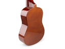 MAX Ukulele UKEY Set Soprano Dunkel Natur 21 Zoll